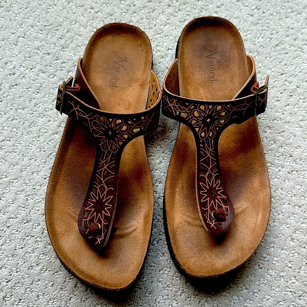 Natural Reflections sandals